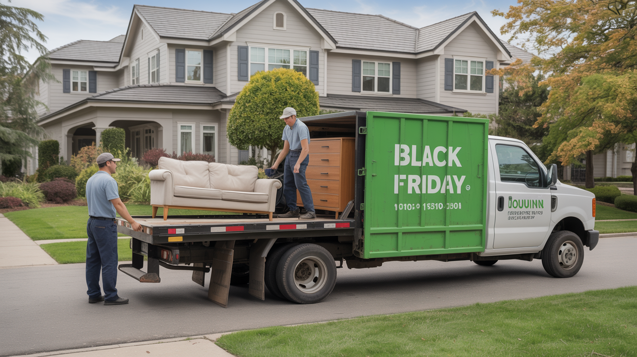 Black Friday Furniture Upgrade? We'll Haul Away the Old—Same Day